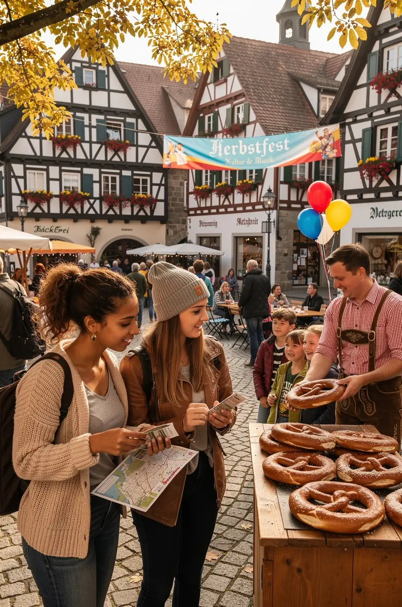 Ein gemütliches Hotelzimmer als Beispiel für die komfortable Unterkunft im Reisepaket zu einem deutschen Kulturfestival.